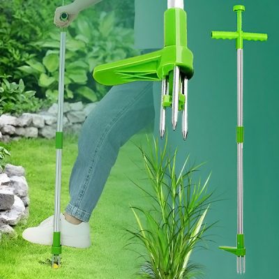 Stoječi odstranjevalec plevela – 91 cm, 3-kraki vrtljivi mehanizem, brez sklanjanja | SPINOUT