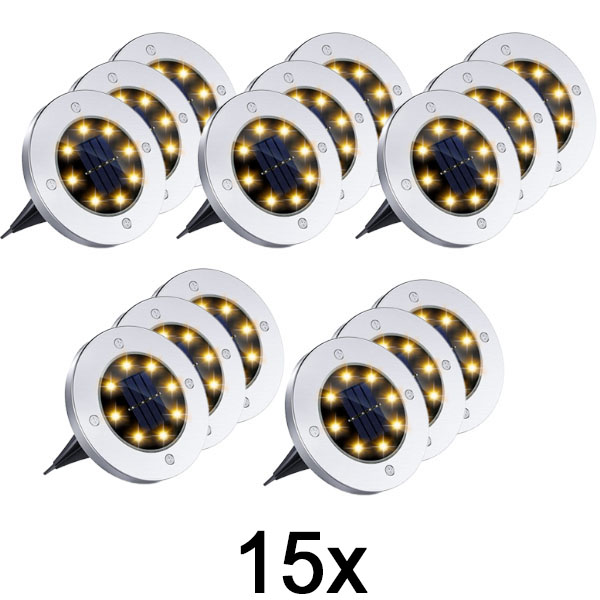 5x Sončne talne luči za zunanjo uporabo (3 kosi) | LUMIGARD