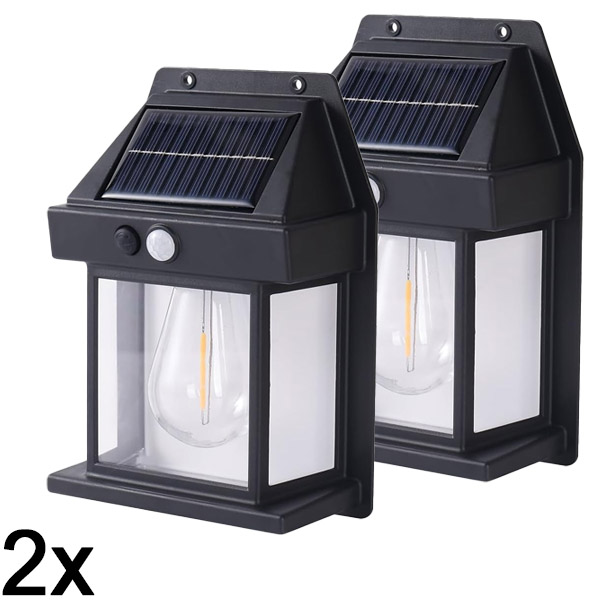 2x Zunanja solarna luč s senzorjem gibanja | FLUXLAMP
