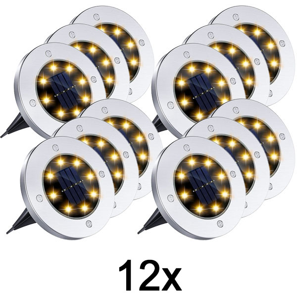 4x Sončne talne luči za zunanjo uporabo (3 kosi) | LUMIGARD