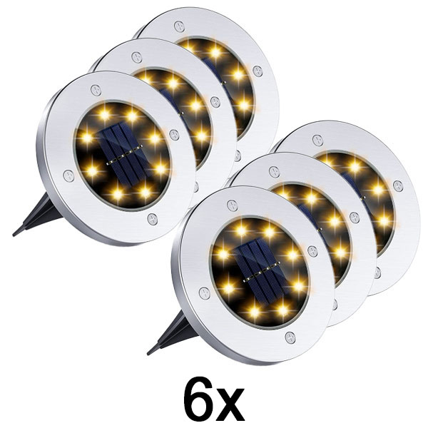 2x Sončne talne luči za zunanjo uporabo (3 kosi) | LUMIGARD