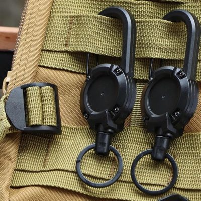 Vlečni obesek za ključe z jeklenico (2 kosa) | TACTKEY