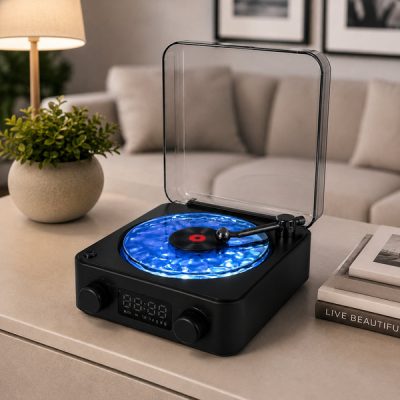 Retro 3v1 ocean projektor, bluetooth zvočnik in LED luč | VIVAPLAY